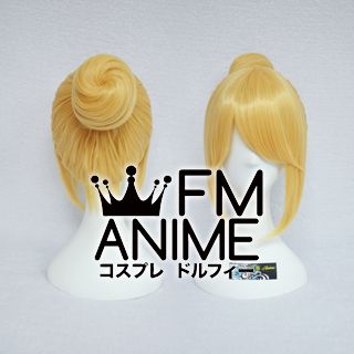 Short with Spiral Bun Style Prince Gold Cosplay Wig