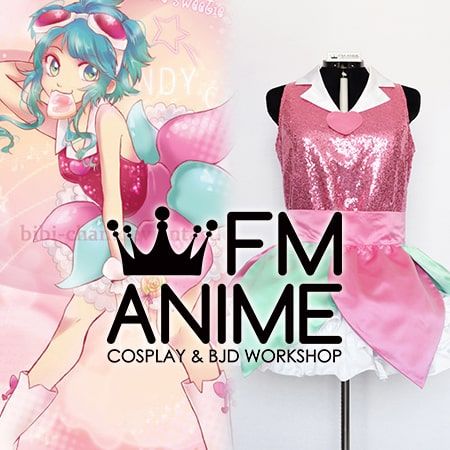 Vocaloid CANDY CANDY Gumi Cosplay Costume