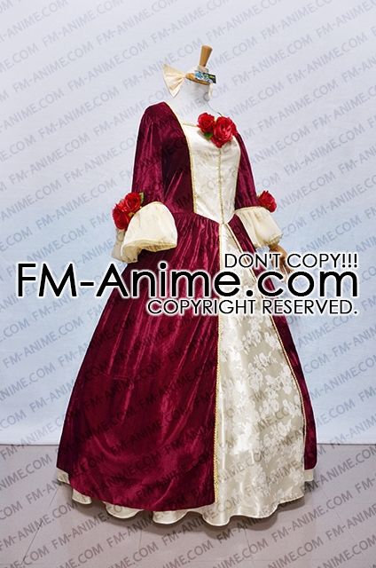 FM-Anime  Beauty and the Beast: The Enchanted Christmas Disney Belle Dress  Cosplay Costume