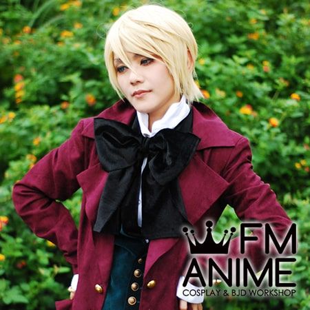 FM-Anime – Black Butler II Alois Trancy Cosplay Costume (Velvet)