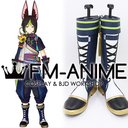 Genshin Impact Tighnari Cosplay Shoes Boots, Game Cosplay Boots – FM ...