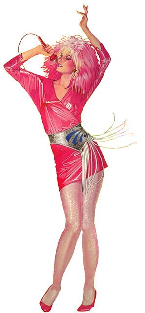 Jem The Holograms Pink Dress Cosplay Costume Commission, Anime Game Movie  Cosplay Costume Custom Made, Custom Size, Halloween Costume - FM-Anime  Cosplay Shop