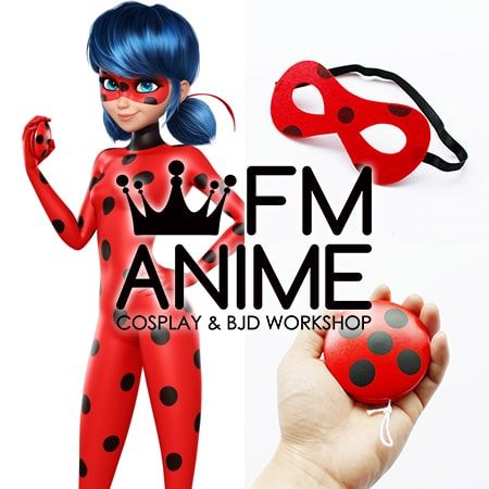 Miraculous: Tales of Ladybug & Cat Noir Rena Rouge Red White Cosplay Wig –  FM-Anime
