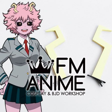 My Hero Academia Mina Ashido Cosplay Accessory Horn Hairclips Headdress,  Anime Cosplay Accessory, Halloween Accessory – FM-Anime Cosplay Shop