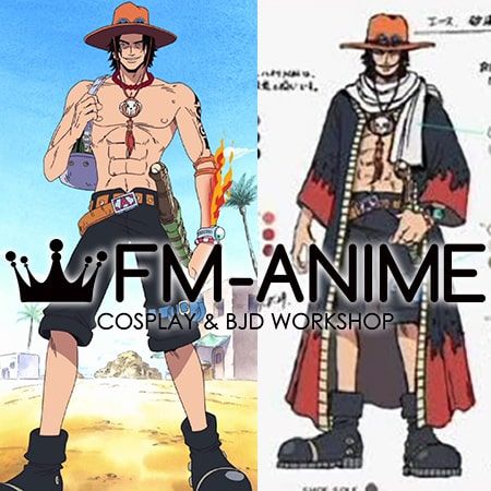 Portgas D. Ace Temporary Tattoo / One Piece Cosplay / Portgas Ace Costume