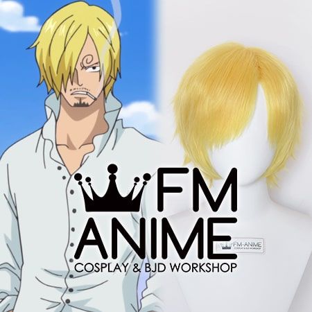 One Piece Sanji Timeskip Cosplay Wig – FM-Anime