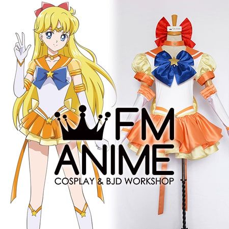 Sailor Moon Eternal Sailor Venus Minako Aino Cosplay Costume
