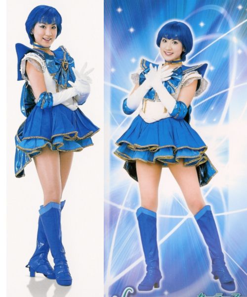 FM-Anime – Sailor Moon Ami Mizuno (Sailor Mercury) Cosplay Costume (Musical  Version)
