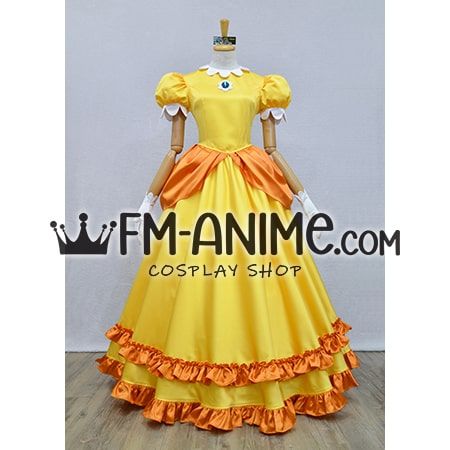 $39.5 Cheap Princess Yellow Long Flower Girl Dress with Applique Lace  #QX-833 - GemGrace.com