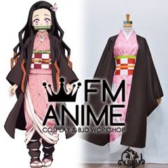 Demon Slayer: Kimetsu no Yaiba Nezuko Kamado Kimono Cosplay Costume