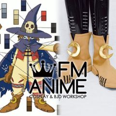 Digimon Wizardmon Cosplay Shoes Boots