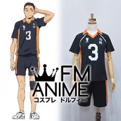 Haikyuu!! Karasuno High School Volleyball Teams Asahi Azumane Uniform Cosplay Costume