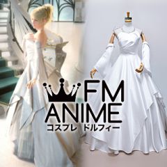 Kingsglaive: Final Fantasy XV Lunafreya Nox Fleuret White Wedding Dress Cosplay Costume