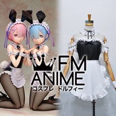 Re:ZERO -Starting Life in Another World- Ram & Rem Figure Bunny Ver. Cosplay Costume