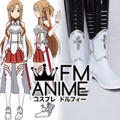 Sword Art Online Asuna Yuuki (SAO) Cosplay Shoes Boots