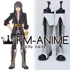 Tales of Vesperia Yuri Lowell Cosplay Shoes Boots (Gray)