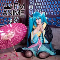 Vocaloid Hatsune Miku Project Diva Chou Kimono Cosplay Costume